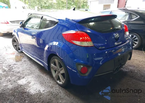 2013 Hyundai Veloster Turbo W/Black z USA, uszkodzony, nr VIN KMHTC6AE2DU106462